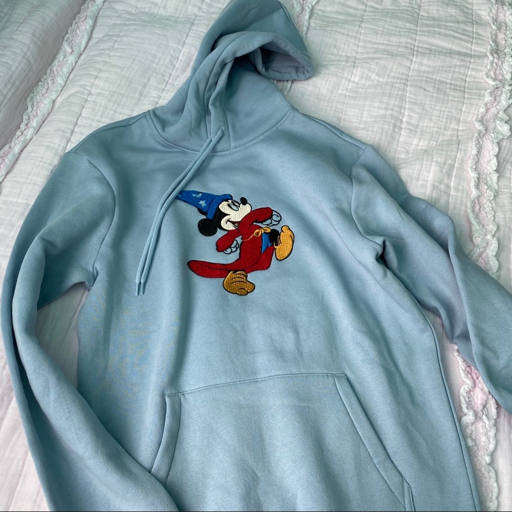 H&M Mickey Fantasia Blue Hoodie (Never Worn - NWT)